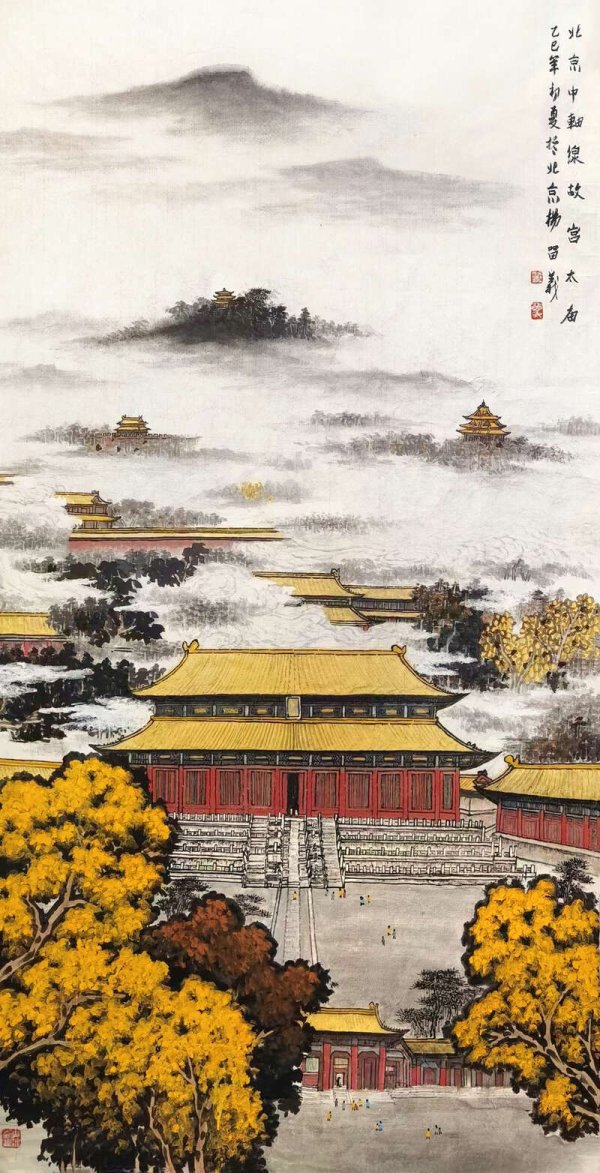 盛金证券 城市山水画上的北京中轴线