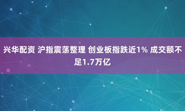 兴华配资 沪指震荡整理 创业板指跌近1% 成交额不足1.7万亿